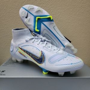 Nike Mercurial Superfly 8 Elite FG Soccer Cleats Grey Men's Size 11.5 NEW